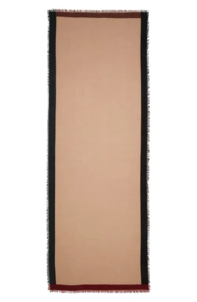 Rag & Bone Astrid Wool Scarf In Camel