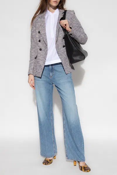 Rag & Bone ‘audrey' Wide Leg Jeans In Blue