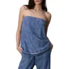 Rag & Bone Ultra Featherweight Aurora Strapless Denim Top