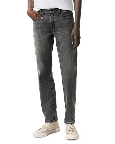 Rag & Bone Authentic Stretch Athletic Fit Jeans In Pieter Black