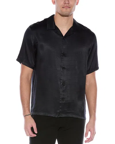 Rag & Bone Avery Jacquard Shirt In Black