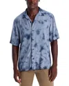 Rag & Bone Avery Washed Short Sleeve Shirt In Ombre
