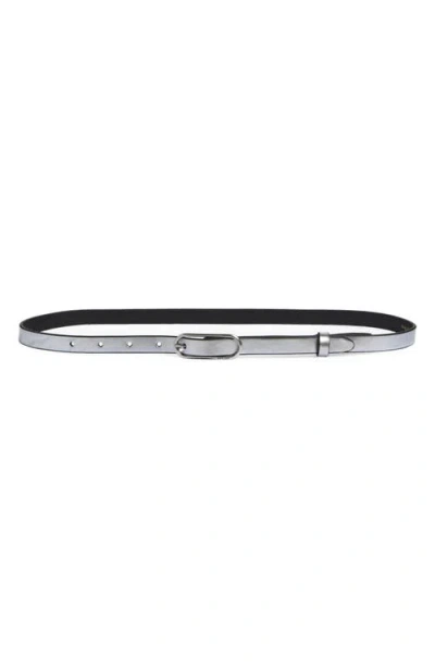 Rag & Bone Baby Rounded Rebound Slim Leather Belt