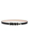 Rag & Bone Baby Spire Hip Belt In Blkbktw