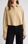 Rag & Bone Beige Ultra Featherweight Beatrice Shirt In Beige