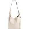 Rag & Bone Belize Leather Shopper Bag In Pebble