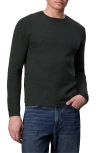 Rag & Bone Bennett Textured Crewneck Sweater In Forest Green