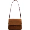 Rag & Bone Blake Convertible Bag In Brown Wd Suede