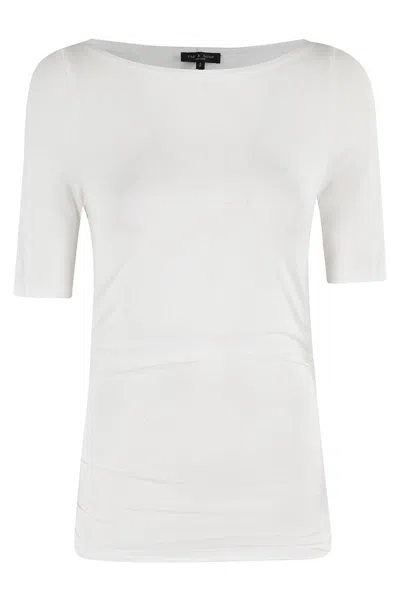 Rag & Bone Luca Shirred In White