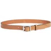 Rag & Bone Tan Leather Baby Boyfriend 2.0 Belt In Sabbia