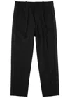 Rag & Bone Bradford Straight-leg Wool-blend Trousers In Black