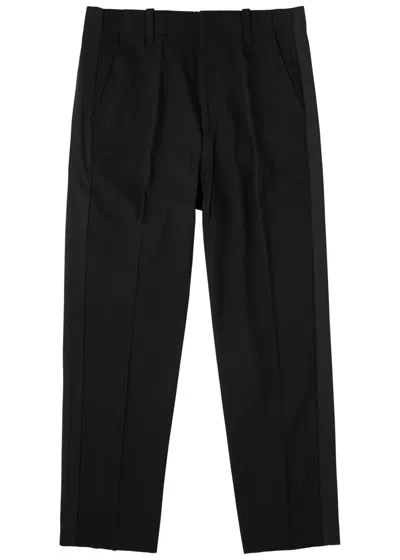 Rag & Bone Bradford Straight-leg Wool-blend Trousers In Black