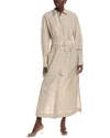 Rag & Bone Briar Stripe Poplin Shirtdress In Brown