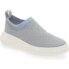 Rag & Bone Brixley Knit Slip-on Sneaker In Grey/blue