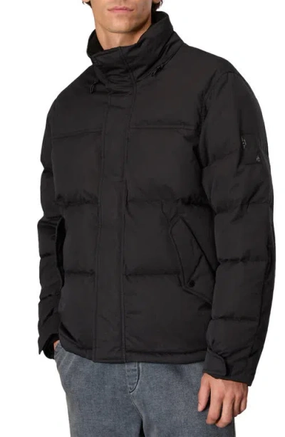 Rag & Bone Bubble Down Puffer Jacket In Jet Black