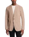 Rag & Bone Achilles Peached Cotton Blazer Desert Tau In Desert Taupe