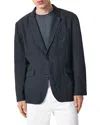 Rag & Bone Butler Linen Blazer In Black