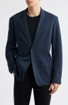 Rag & Bone Navy Butler Patch Pocket Blazer In Blue