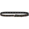 Rag & Bone Women's Cabochon Baby Boyfriend Belt In Black