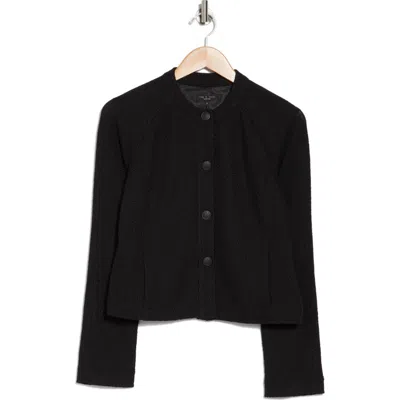 Rag & Bone Carol Woven Jacket In Black