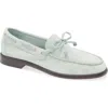 Rag & Bone Carter Suede Boat Loafers In Mint Suede