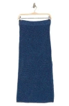 Rag & Bone Carter Open Stitch Sweater Skirt In Navy