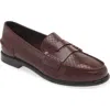 Rag & Bone Carter Loafers Winebktw In Wine Leather