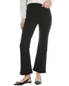 Rag & Bone Casey Black High-rise Ankle Flare Jean In Black