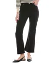Rag & Bone Casey Della High-rise Ankle Flare Jean In Black