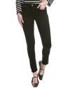 Rag & Bone Cate Mid-rise Black Skinny Leg Jean In Black