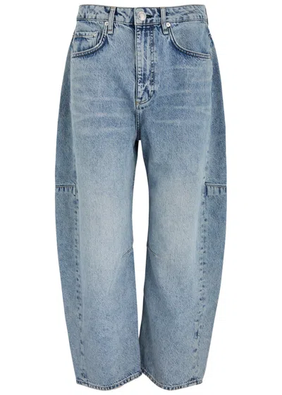 Rag & Bone Charlie Barrel-leg Jeans In Blue