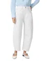 Rag & Bone Charlie High-rise Barrel Jeans In White