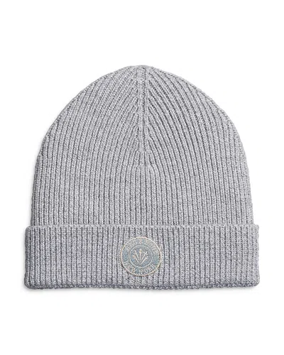 Rag & Bone Charlie Rib Knit Beanie In Gray