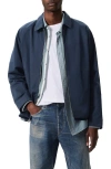 Rag & Bone Chester Cotton Blend Jacket In Ink Blue