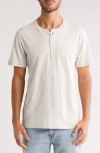 Rag & Bone Classic Cotton Slub Jersey Henley In Lunarock