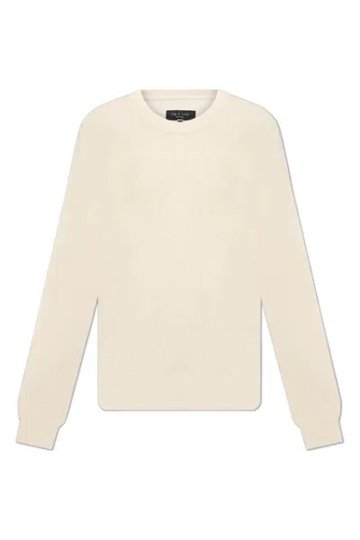 Rag & Bone Long-sleeved Sweater In Beige