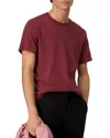 Rag & Bone Round-neck Cotton T-shirt In Maroon