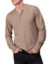 Rag & Bone Classic Flame Henley Tee In Desert