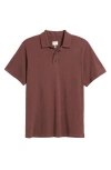 Rag & Bone Classic Flame Polo In Chocolate Brown