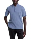 Rag & Bone Men's Classic Flame Polo Shirt In Seagrey