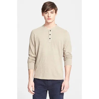 Rag & Bone Classic Flame Henley Lttan In Lttan
