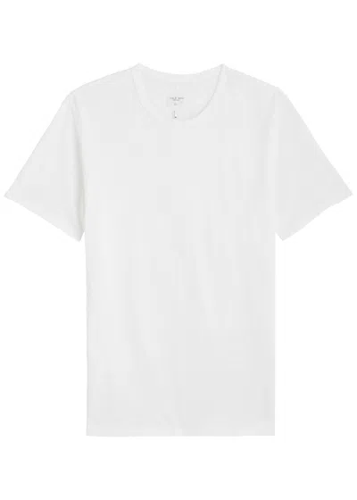 Rag & Bone Classic Slubbed Cotton T-shirt In White