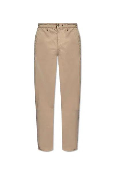 Rag & Bone Straight Casual Pants In Beige