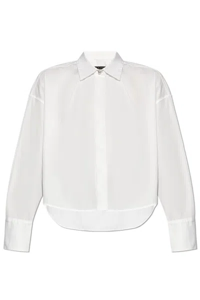 Rag & Bone Long-sleeve Cotton Shirt In White