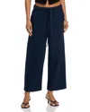 Rag & Bone Cleo Wide Leg Cotton Drawstring Pants