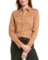Rag & Bone Cleo Workshirt In Brown