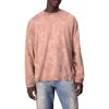Rag & Bone Cliff Washed Tie Dye Long Sleeve T-shirt In Dark Rose