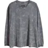 Rag & Bone Cliff Washed Tie Dye Long Sleeve T-shirt In Ombre