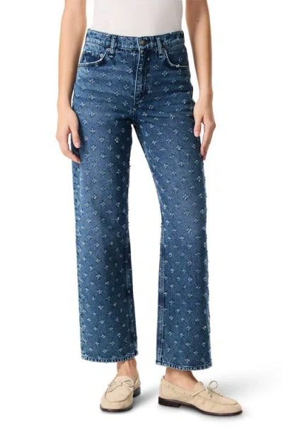 RAG & BONE RAG & BONE CLIP DOT HIGH WAIST RELAXED STRAIGHT LEG JEANS
