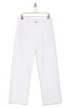 Rag & Bone White Charlie Ankle-length Barrel Jeans In White